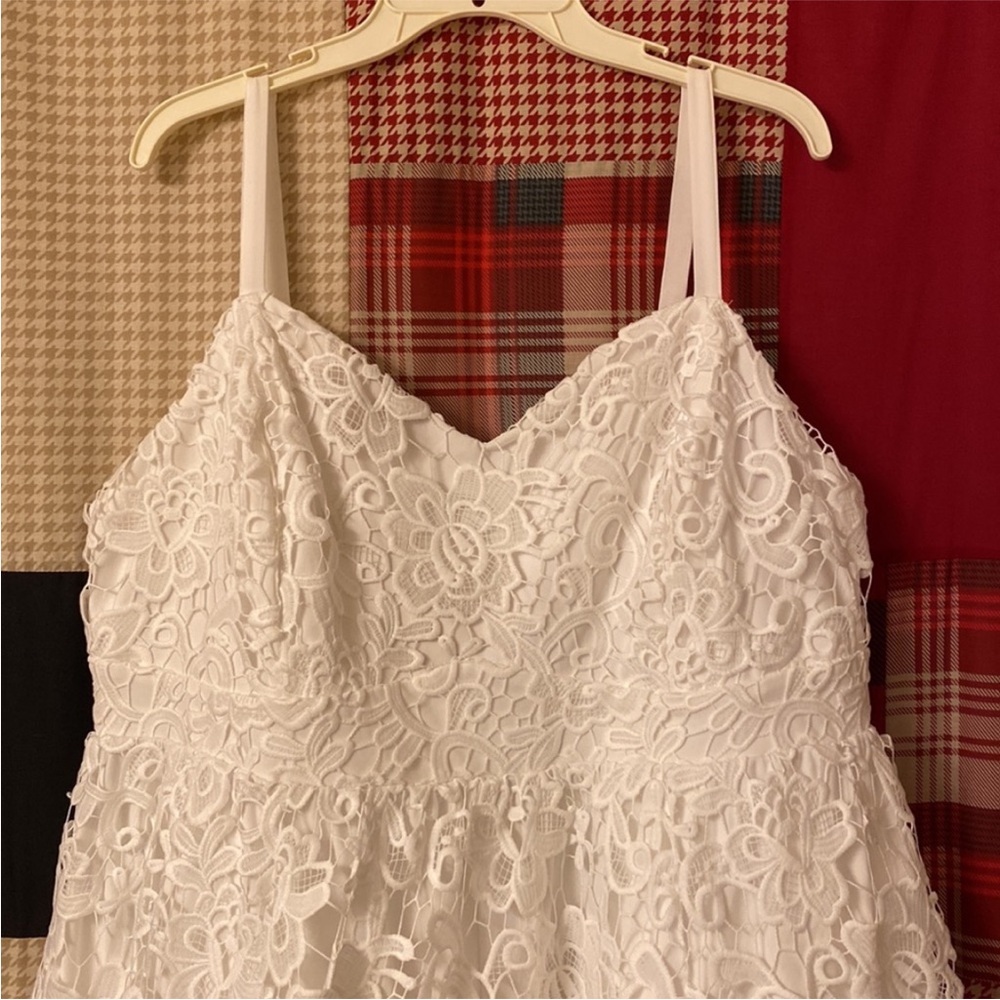 Torrid crochet lace sweetheart cut dress - Picture 7 of 13